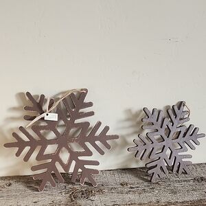 Brown Snowflake Wall Decor